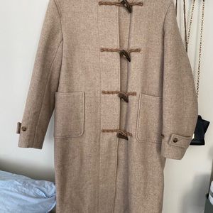 Uniqlo Woollen overcoat with horn buckle